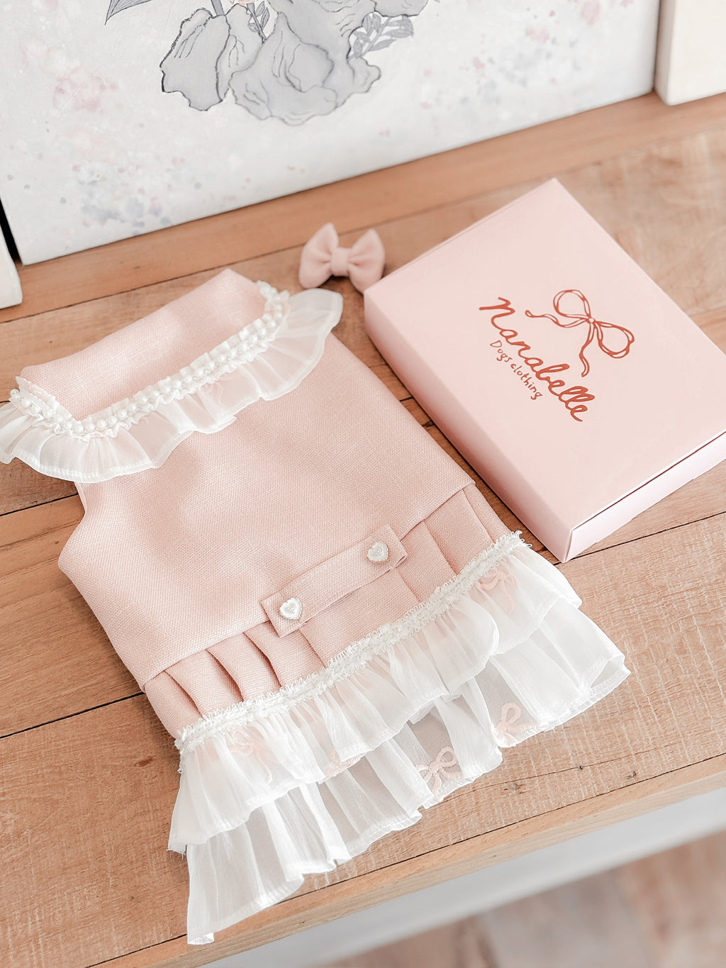 Rose puppy set (libbon)