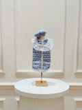 Pearl tweed boy puppy set (hat)